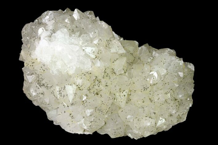 Quartz Crystal Cluster with Pyrite - Morocco #137134